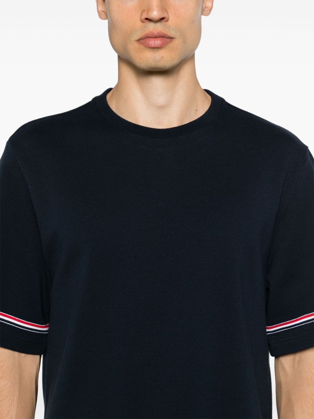 Thom Browne T-shirts and Polos Blue MJS282AJ0199415 (Thom Browne / Tシャツ・カットソー ) | Thom Browne (トム・ブラウン)(1)