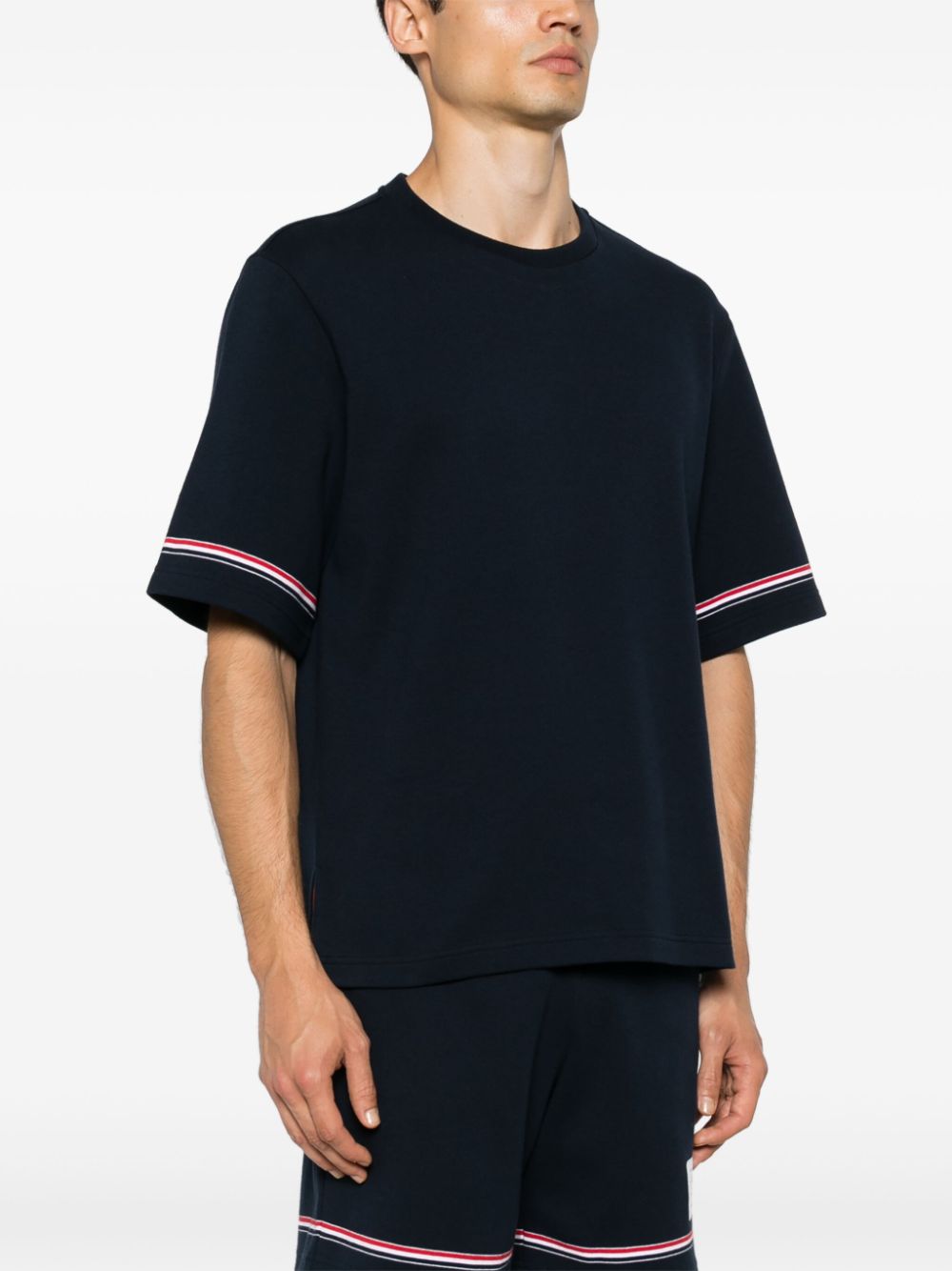 Thom Browne T-shirts and Polos Blue MJS282AJ0199415 (Thom Browne / Tシャツ・カットソー ) | Thom Browne (トム・ブラウン)(3)