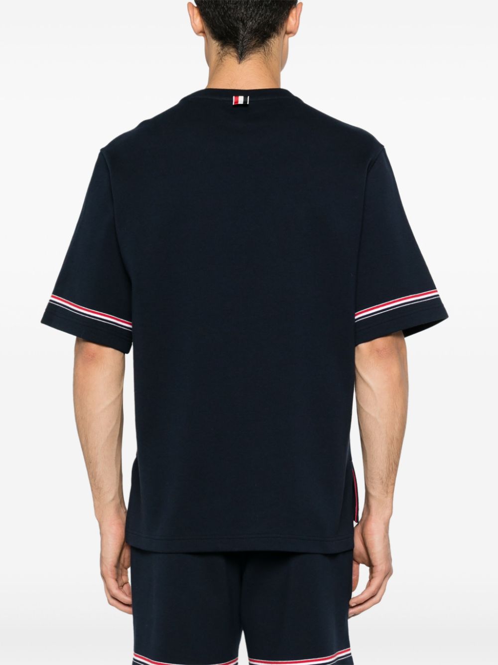 Thom Browne T-shirts and Polos Blue MJS282AJ0199415 (Thom Browne / Tシャツ・カットソー ) | Thom Browne (トム・ブラウン)(4)