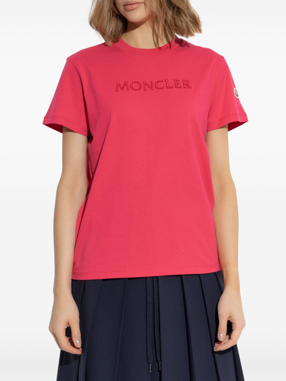 Moncler T-shirts and Polos Fuchsia K10938C0000889AUO55D (Moncler / Tシャツ・カットソー ) | Moncler (モンクレール)(1)
