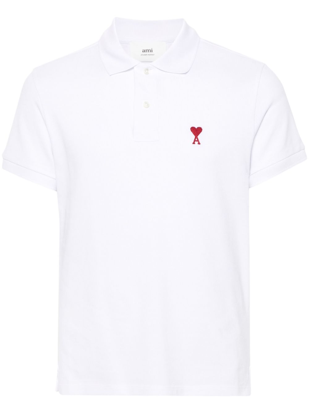 Ami Paris T-shirts and Polos White BFUPL001D760100 (AMI Paris / ポロシャツ ) | AMI Paris (アミパリス)