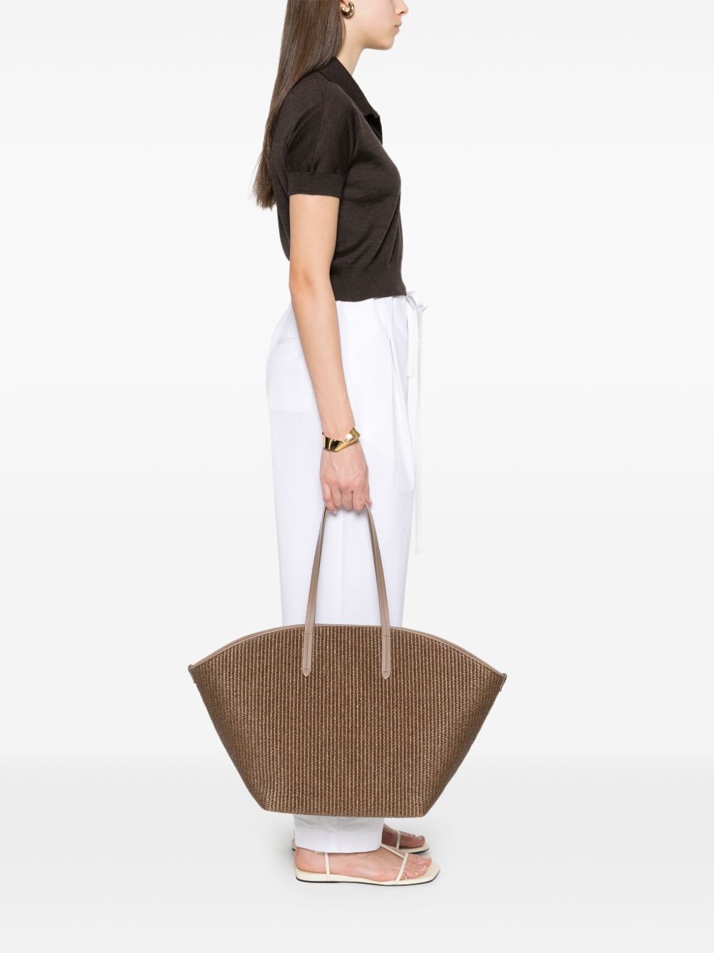 Brunello Cucinelli Bags.. White MB39D2682C193 (Brunello Cucinelli / トートバッグ ) | Brunello Cucinelli (ブルネロ・クチネリ)(4)