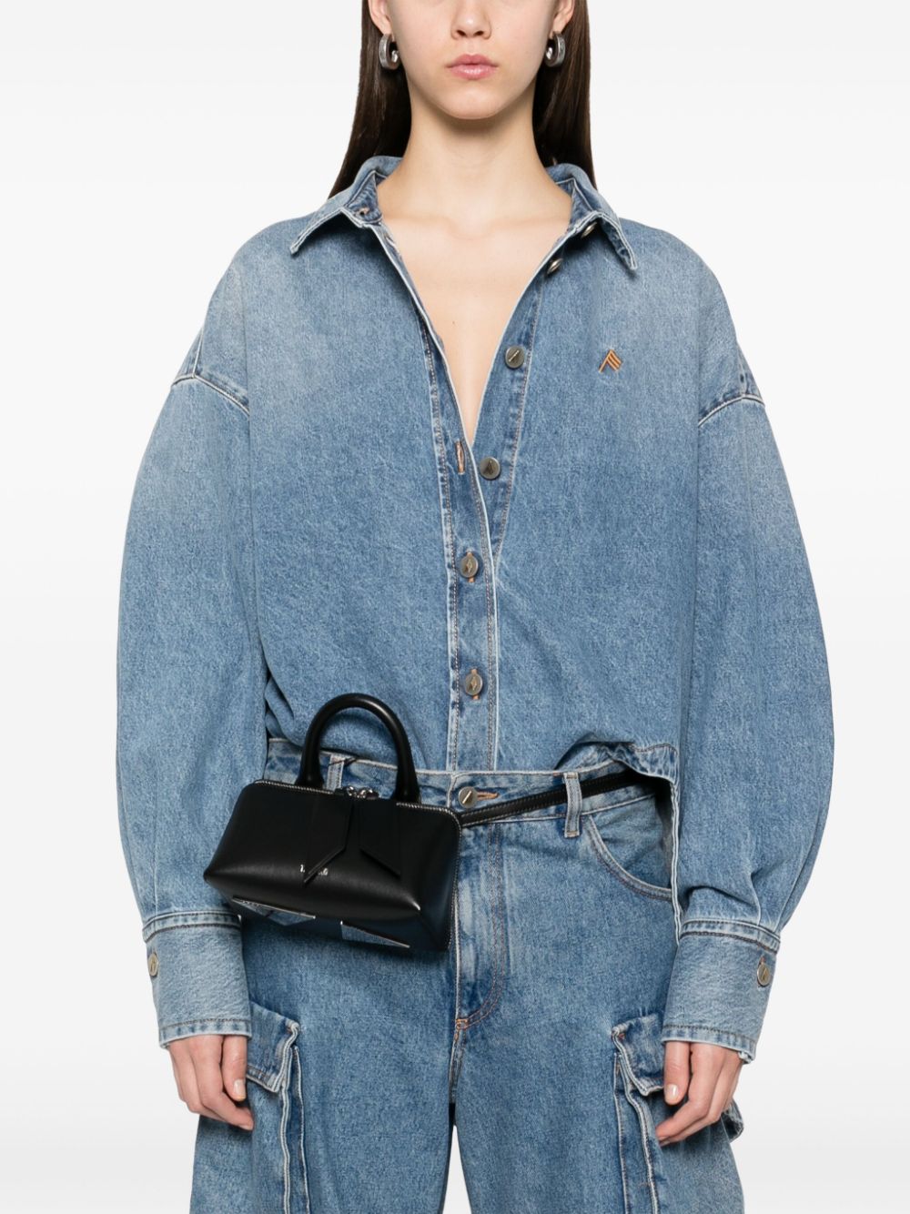 The Attico Bags.. Black 231WAH00002LBT019AA100 (THE ATTICO / ハンドバッグ・ショルダーバッグ ) | THE ATTICO (ジ・アティコ)(4)