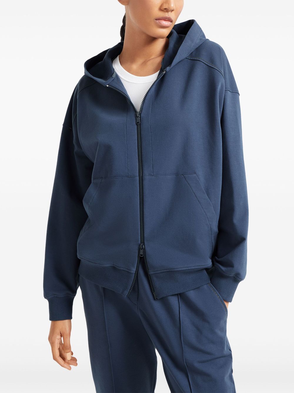 Brunello Cucinelli Sweaters Blue MH827FB706C2872 (Brunello Cucinelli / スウェット・フーディー ) | Brunello Cucinelli (ブルネロ・クチネリ)(1)