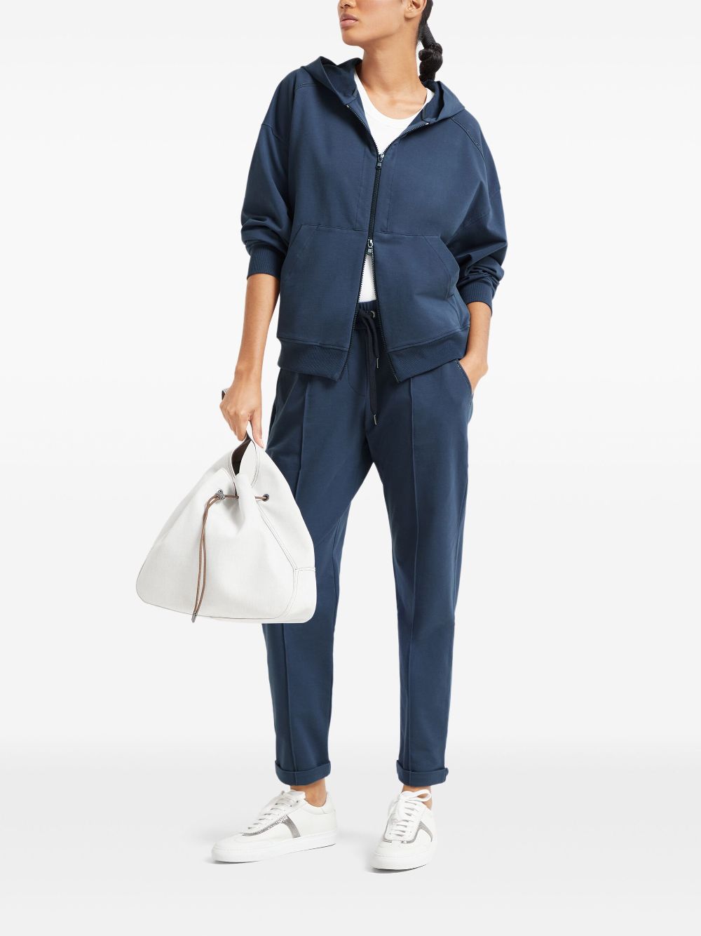 Brunello Cucinelli Sweaters Blue MH827FB706C2872 (Brunello Cucinelli / スウェット・フーディー ) | Brunello Cucinelli (ブルネロ・クチネリ)(3)