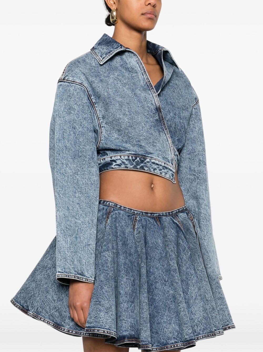 Alaia Coats Blue AA9V1093T535A524 (ALAIA / カジュアルジャケット・ベスト ) | ALAIA (アライア)(4)