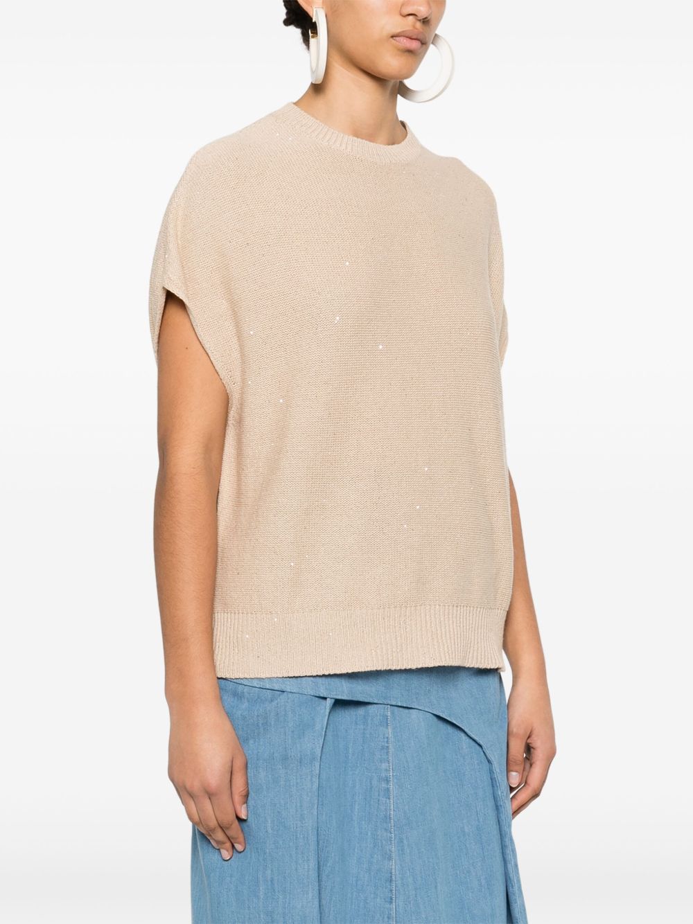 Fabiana Filippi Sweaters Beige MAD275F525D2731261 (FABIANA FILIPPI / ニット・セーター・カーディガン ) | FABIANA FILIPPI (ファビアナフィリッピ)(1)