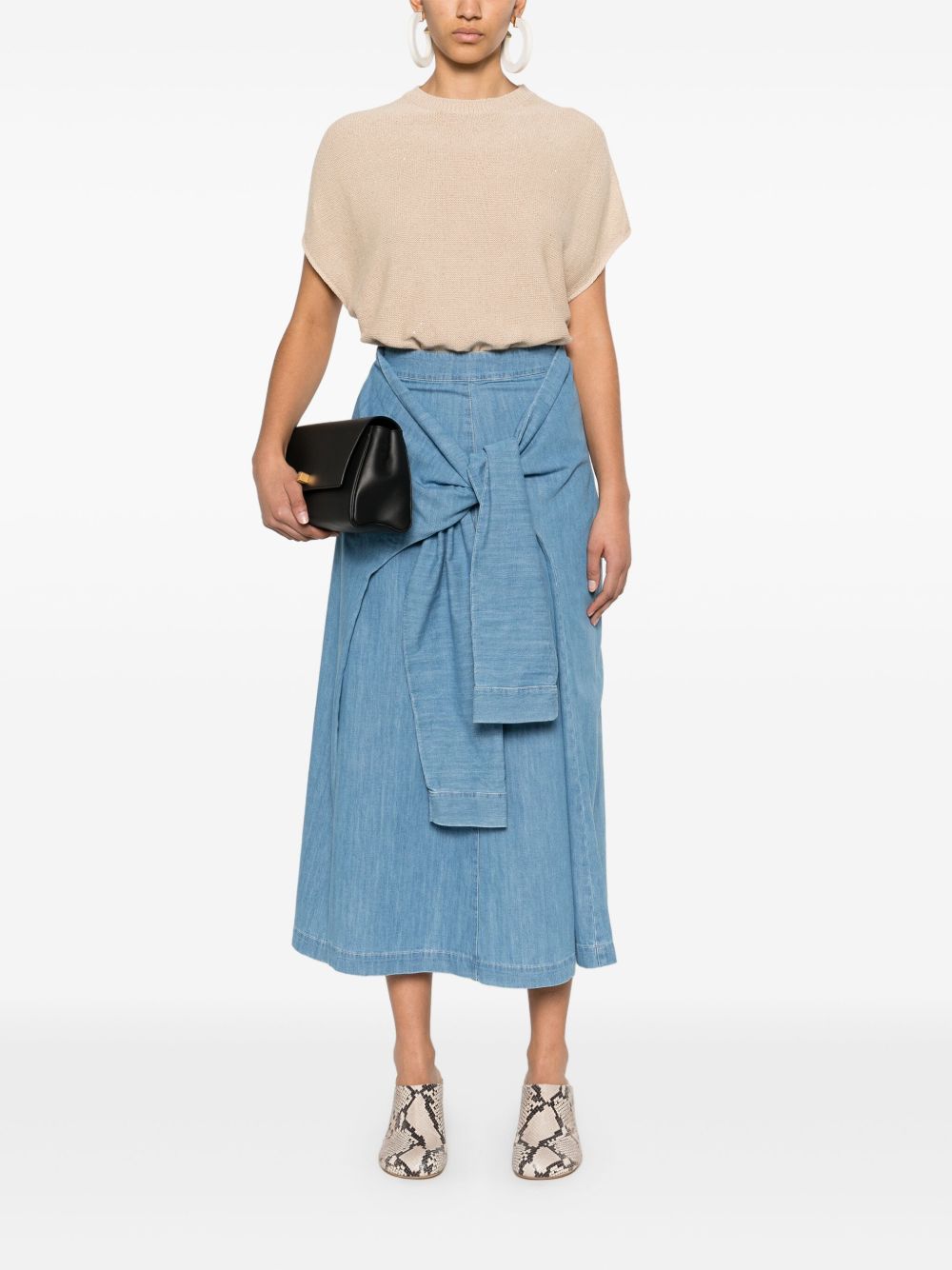 Fabiana Filippi Sweaters Beige MAD275F525D2731261 (FABIANA FILIPPI / ニット・セーター・カーディガン ) | FABIANA FILIPPI (ファビアナフィリッピ)(2)