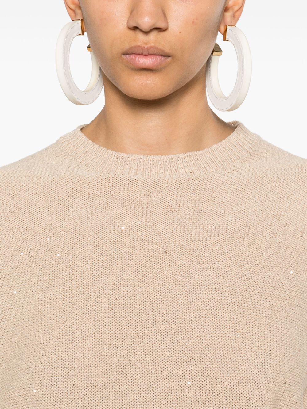 Fabiana Filippi Sweaters Beige MAD275F525D2731261 (FABIANA FILIPPI / ニット・セーター・カーディガン ) | FABIANA FILIPPI (ファビアナフィリッピ)(3)