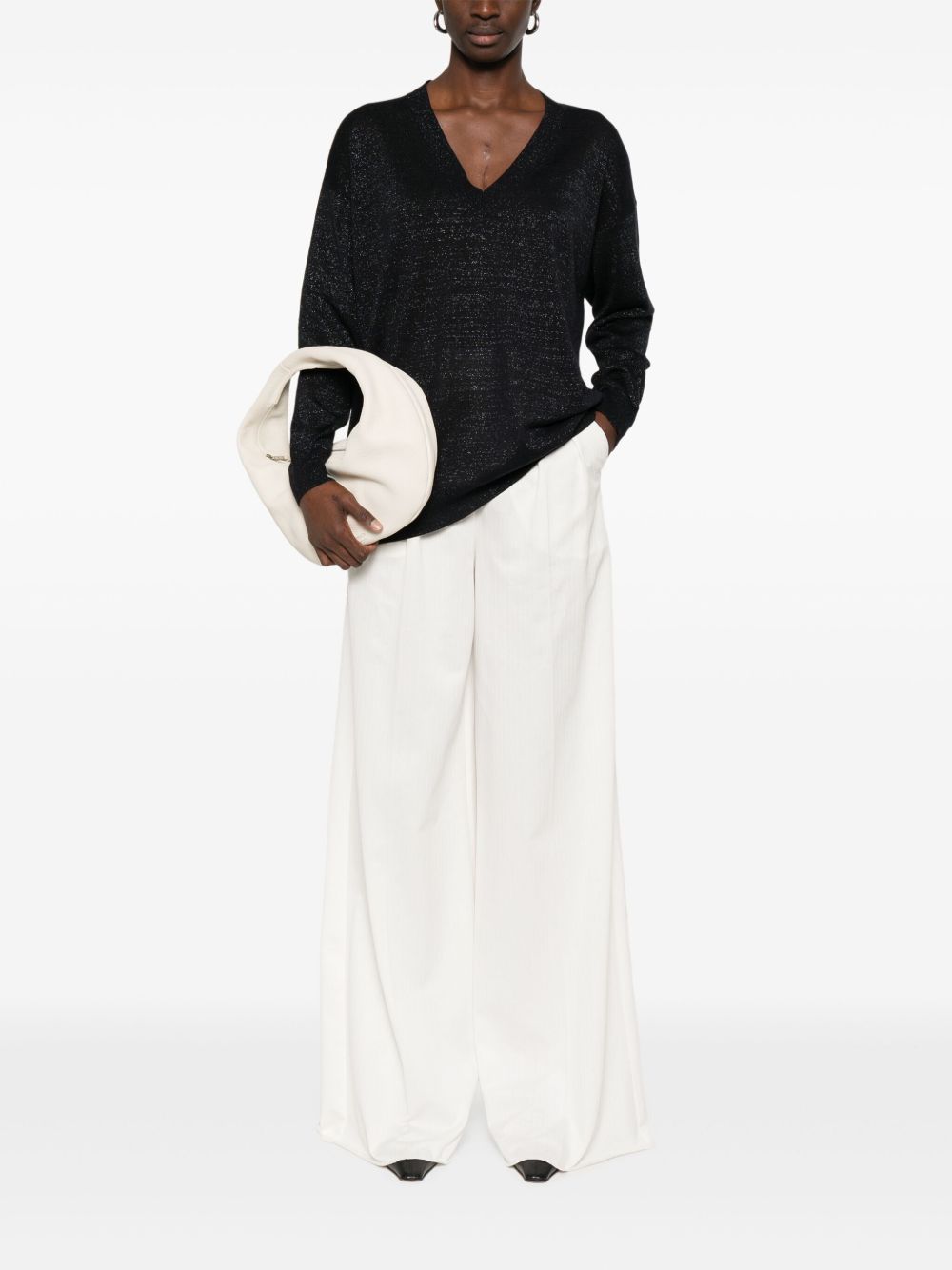 Fabiana Filippi Sweaters Blue MAD275F510L3795146 (FABIANA FILIPPI / ニット・セーター・カーディガン ) | FABIANA FILIPPI (ファビアナフィリッピ)(1)