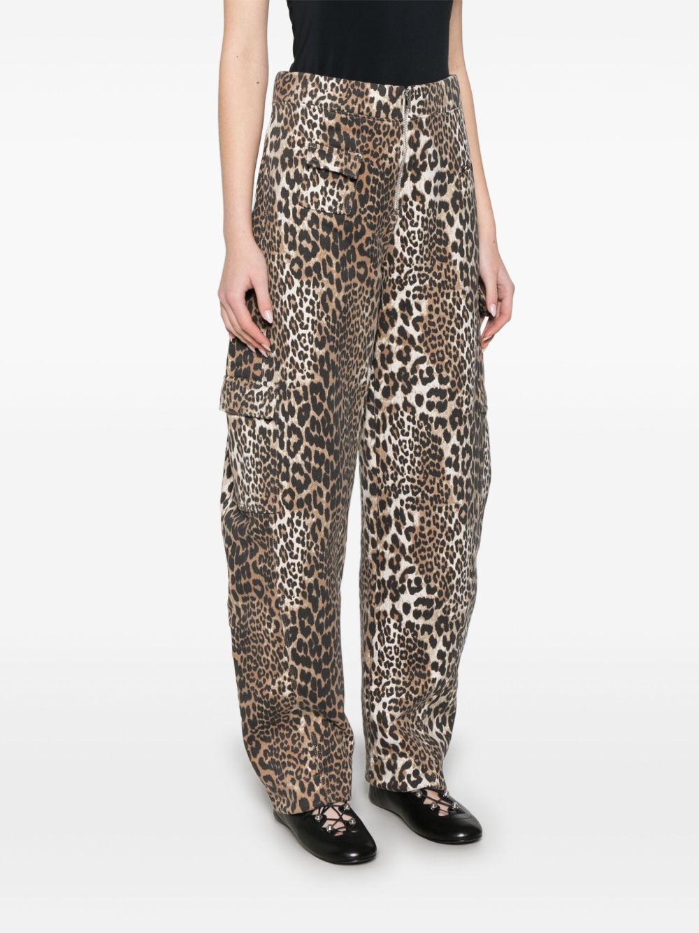 GANNI Trousers Brown T4209943 (GANNI / パンツ ) | GANNI (ガニー)(2)