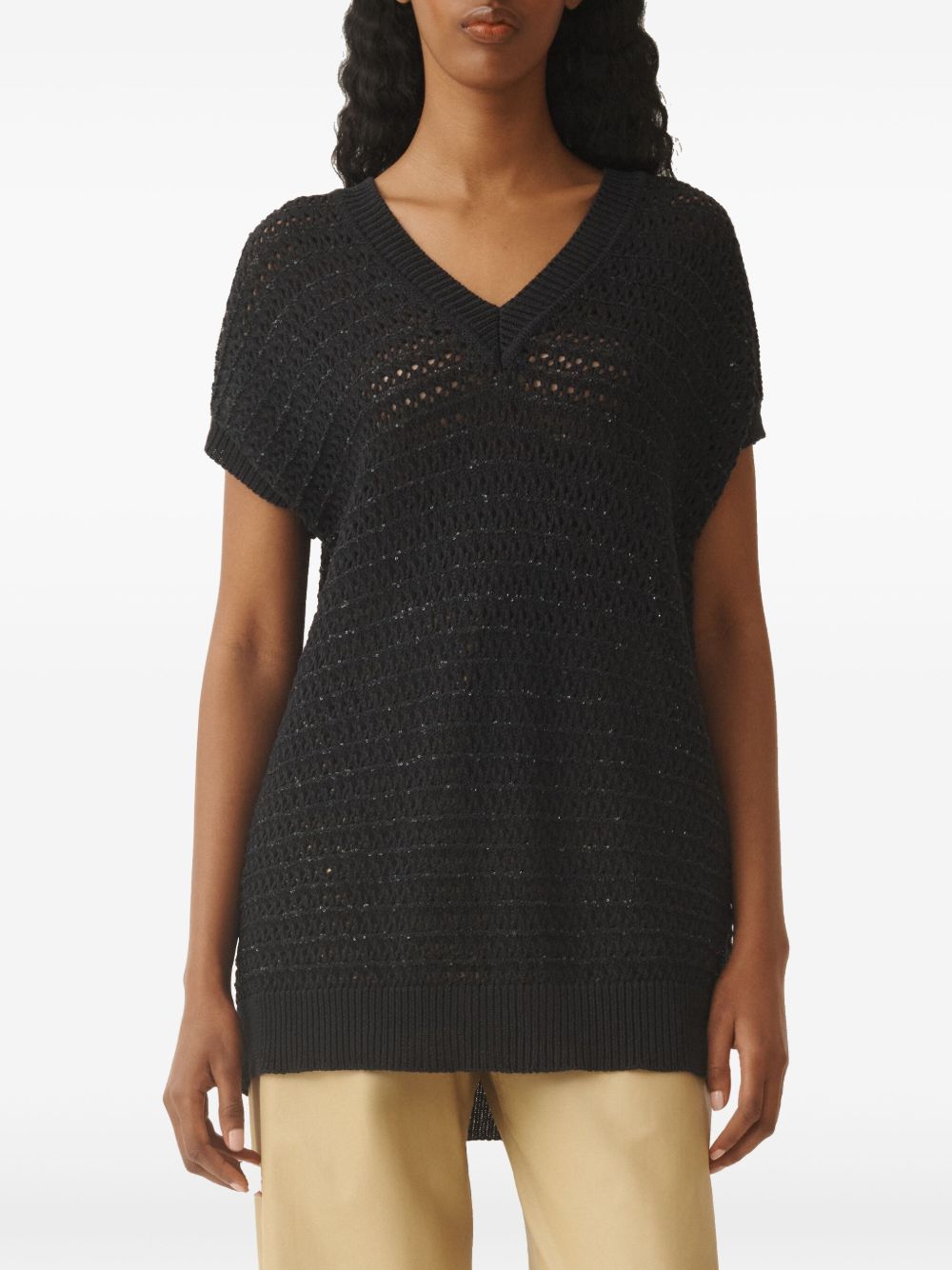 Fabiana Filippi Sweaters Blue MAD275F572L3535146 (FABIANA FILIPPI / ニット・セーター・カーディガン ) | FABIANA FILIPPI (ファビアナフィリッピ)(4)