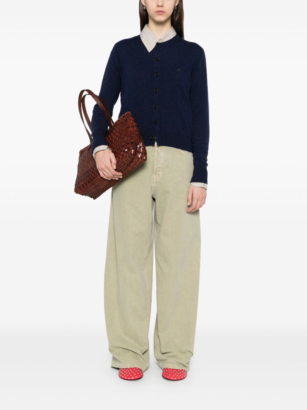 Acne Sweaters Blue A60559AHE (Acne Studios / ニット・セーター・カーディガン ) | Acne Studios (アクネ ストゥディオズ)(1)
