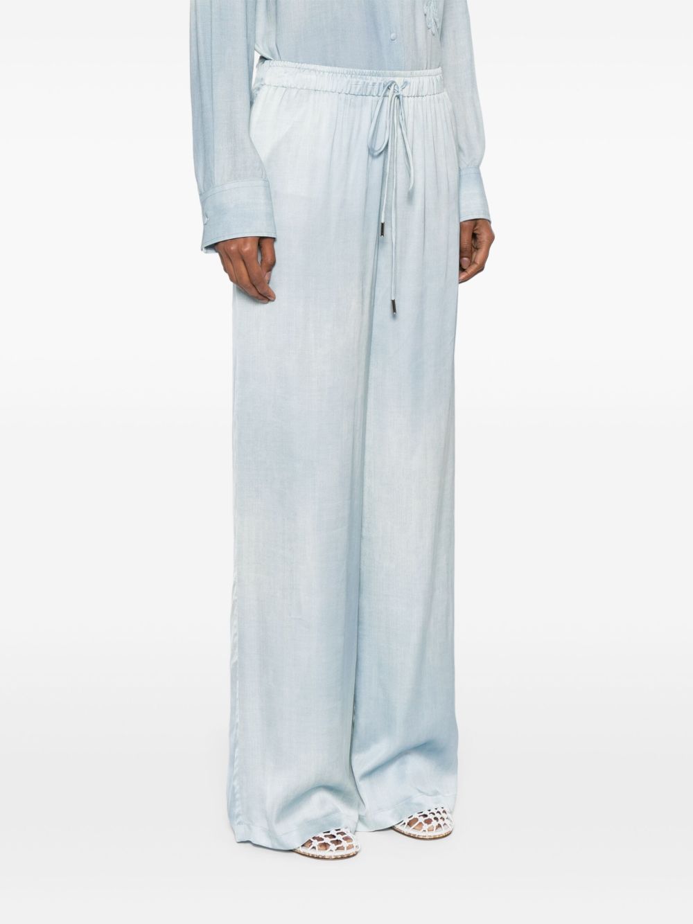 ERMANNO SCERVINO D462P701EMYS4612 関税送料込 Ermanno Scervino Trousers Clear Blue (ERMANNO SCERVINO