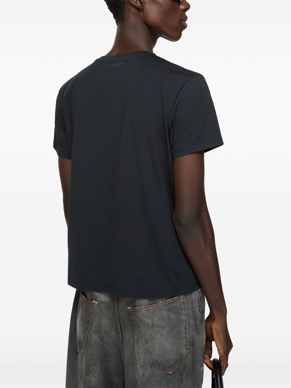 Acne T-shirts and Polos Black CL0309D900 (Acne Studios / Tシャツ・カットソー ) | Acne Studios (アクネ ストゥディオズ)(2)