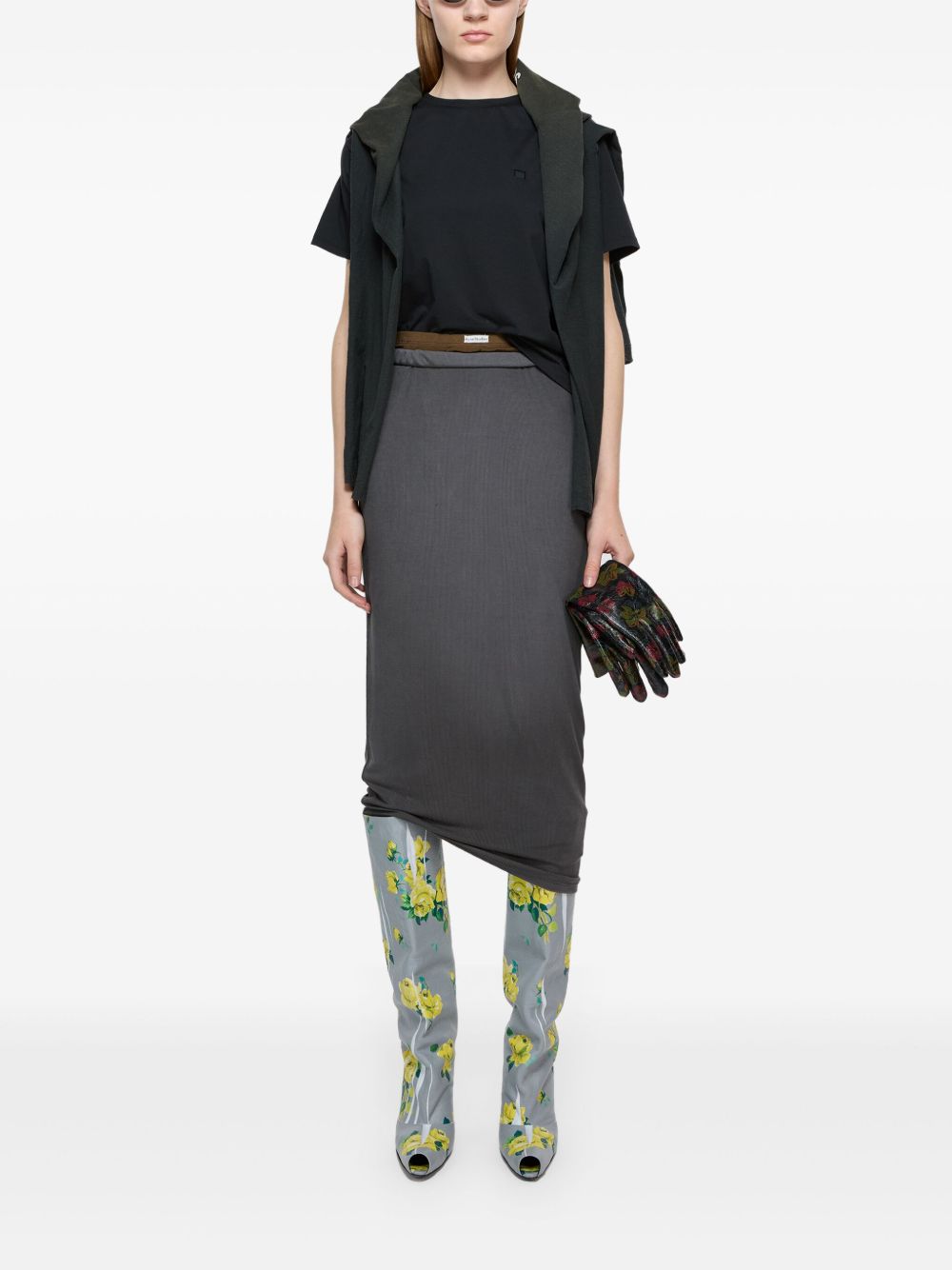 Acne T-shirts and Polos Black CL0309D900 (Acne Studios / Tシャツ・カットソー ) | Acne Studios (アクネ ストゥディオズ)(4)