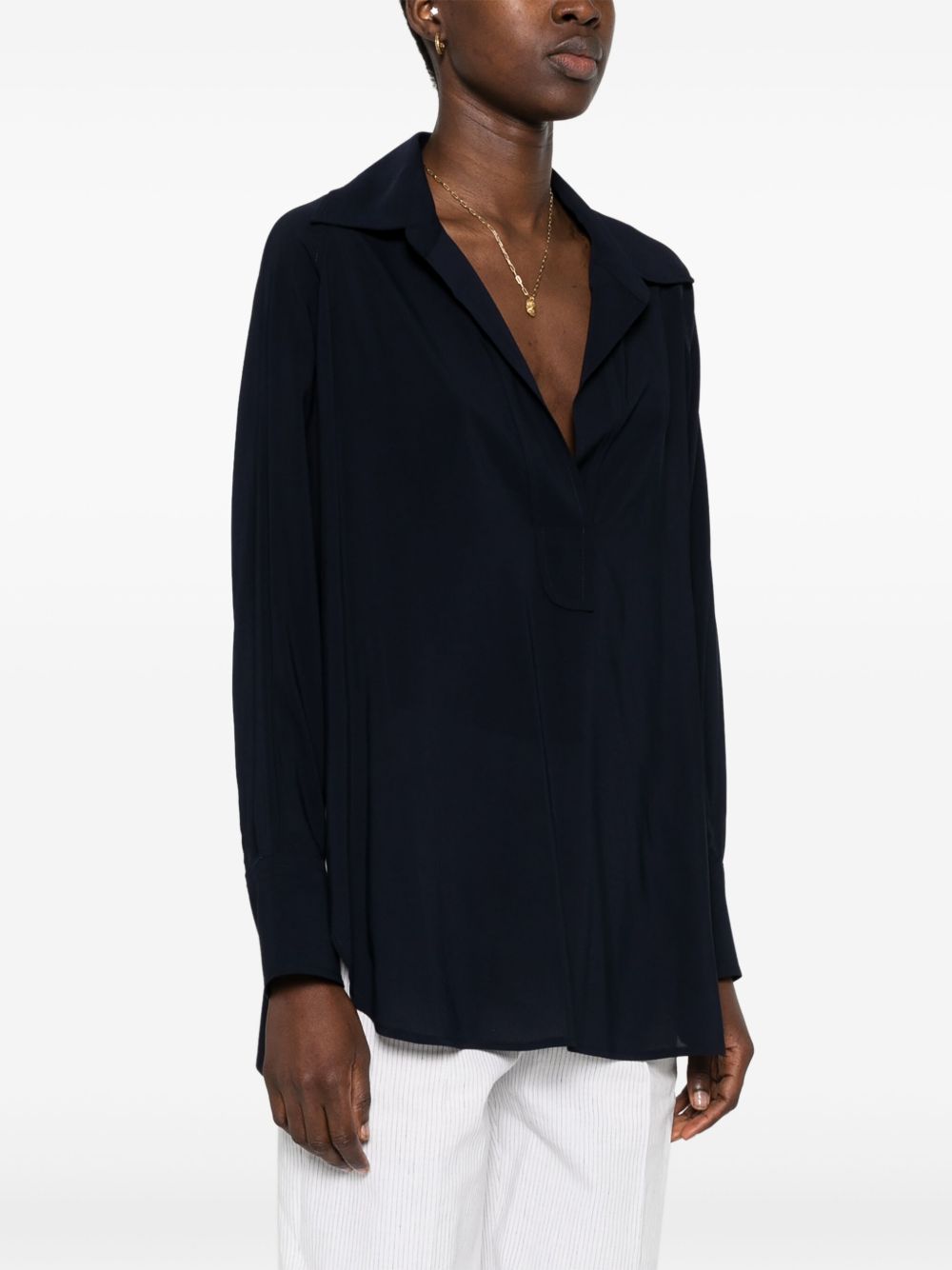 Alberto Biani Shirts Blue MM894VI008180 (alberto biani / シャツ・ブラウス ) | alberto biani (アルベルト ビアーニ)(1)