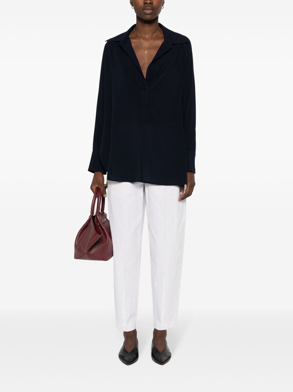 Alberto Biani Shirts Blue MM894VI008180 (alberto biani / シャツ・ブラウス ) | alberto biani (アルベルト ビアーニ)(4)