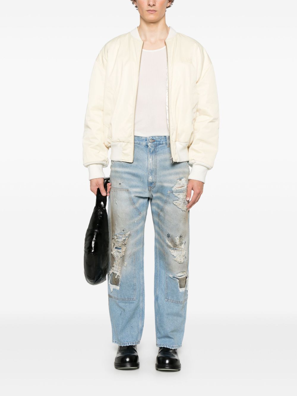 MM6 Maison Margiela Jeans Clear Blue SH2LA0017M30018964 (MM6 Maison Margiela / ジーンズ ) | MM6 Maison Margiela (エムエムシックス)(2)