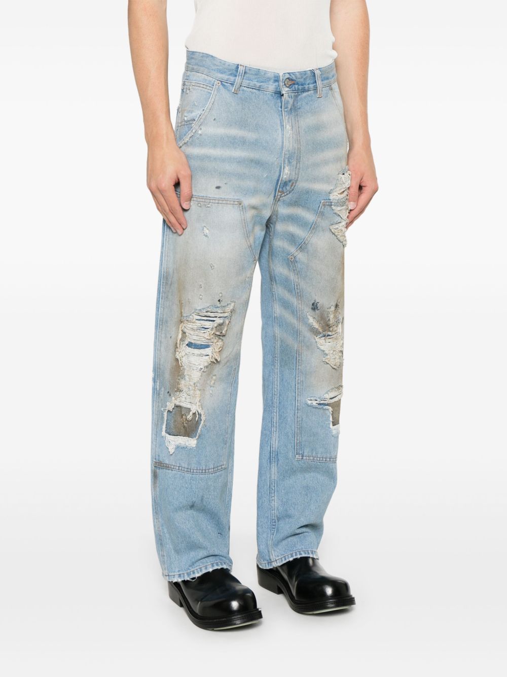 MM6 Maison Margiela Jeans Clear Blue SH2LA0017M30018964 (MM6 Maison Margiela / ジーンズ ) | MM6 Maison Margiela (エムエムシックス)(4)