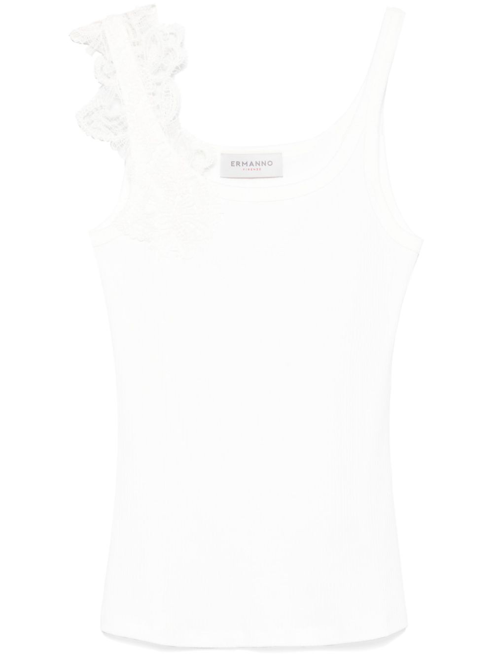 ERMANNO FIRENZE Top White D46EL066APEK3MF249 (ERMANNO SCERVINO / タンクトップ・キャミソール ) | ERMANNO SCERVINO (エルマンノ シェルヴィーノ)