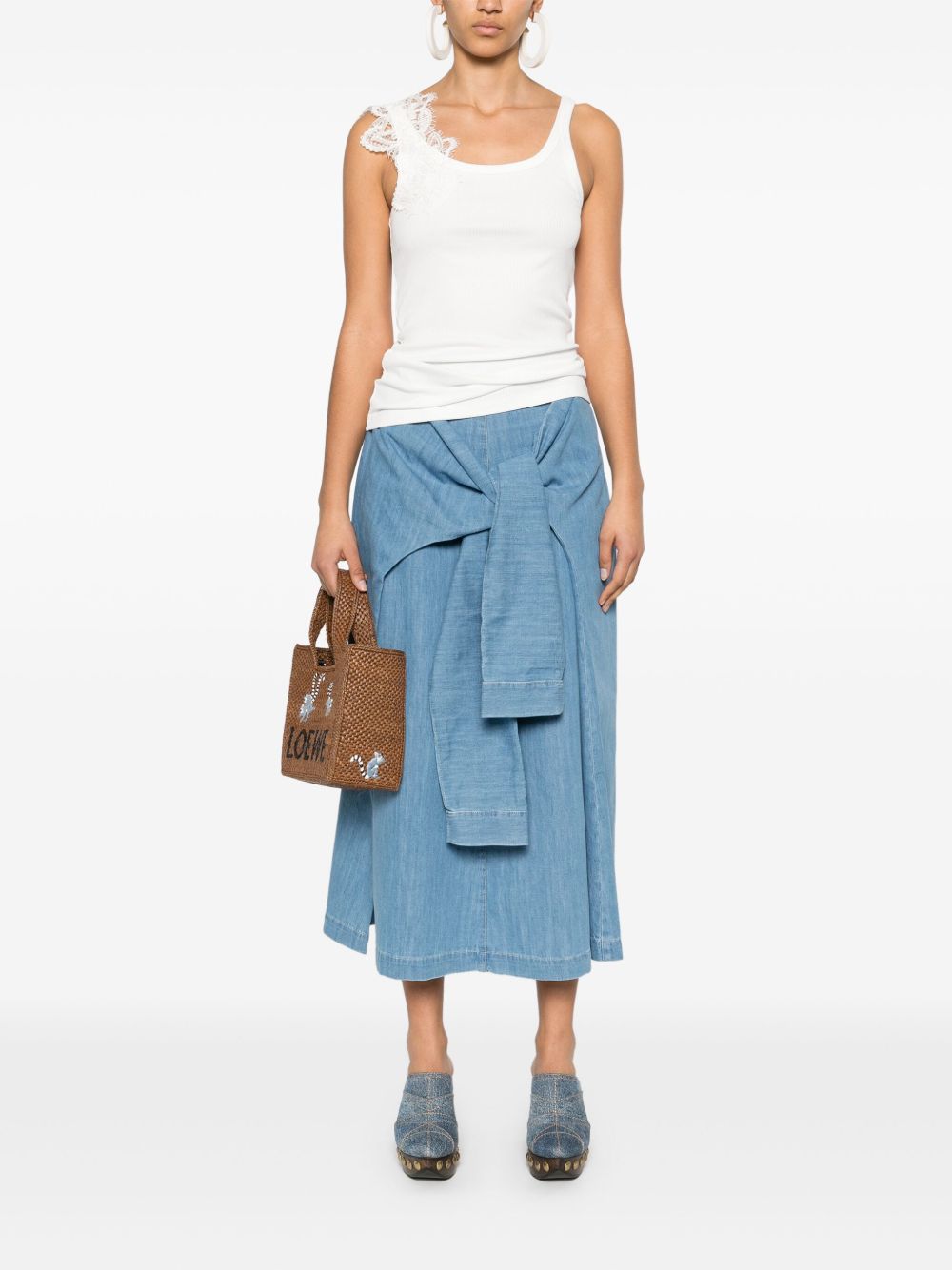 ERMANNO FIRENZE Top White D46EL066APEK3MF249 (ERMANNO SCERVINO / タンクトップ・キャミソール ) | ERMANNO SCERVINO (エルマンノ シェルヴィーノ)(4)