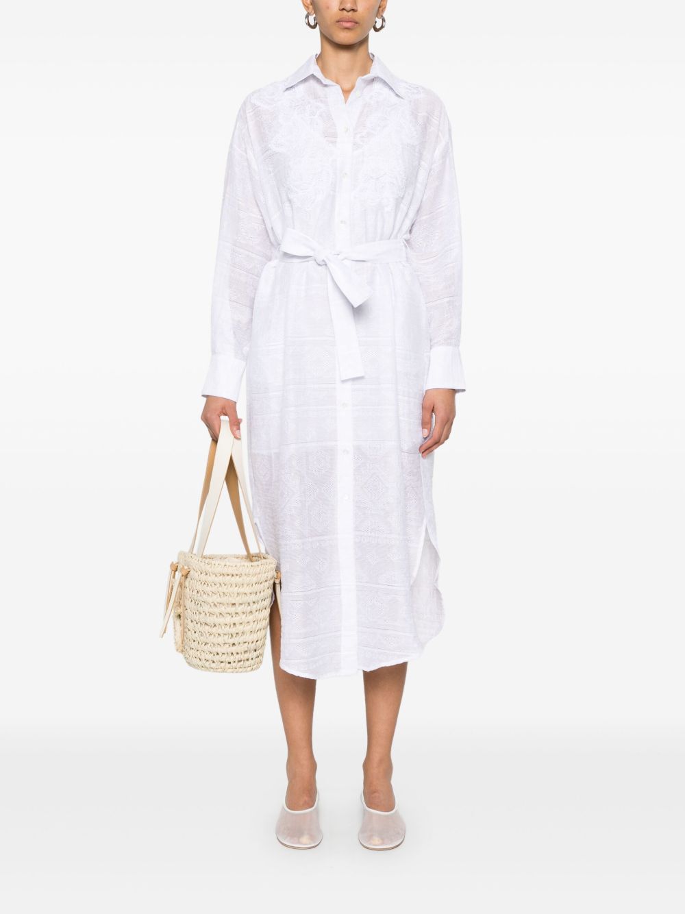 ERMANNO FIRENZE Dresses White D46EQ034EN0MF010 (ERMANNO SCERVINO / ワンピース・ドレス・オールインワン ) | ERMANNO SCERVINO (エルマンノ シェルヴィーノ)(1)