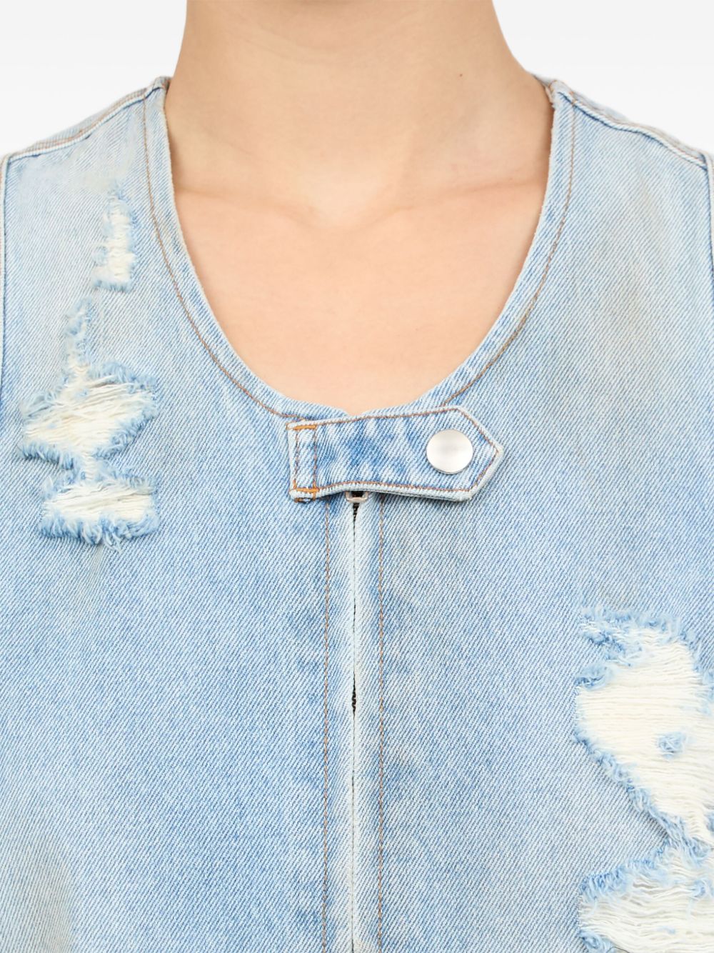 MM6 Maison Margiela Sweaters Clear Blue S62FB0072M30018964 (MM6 Maison Margiela / ベスト ) | MM6 Maison Margiela (エムエムシックス)(2)