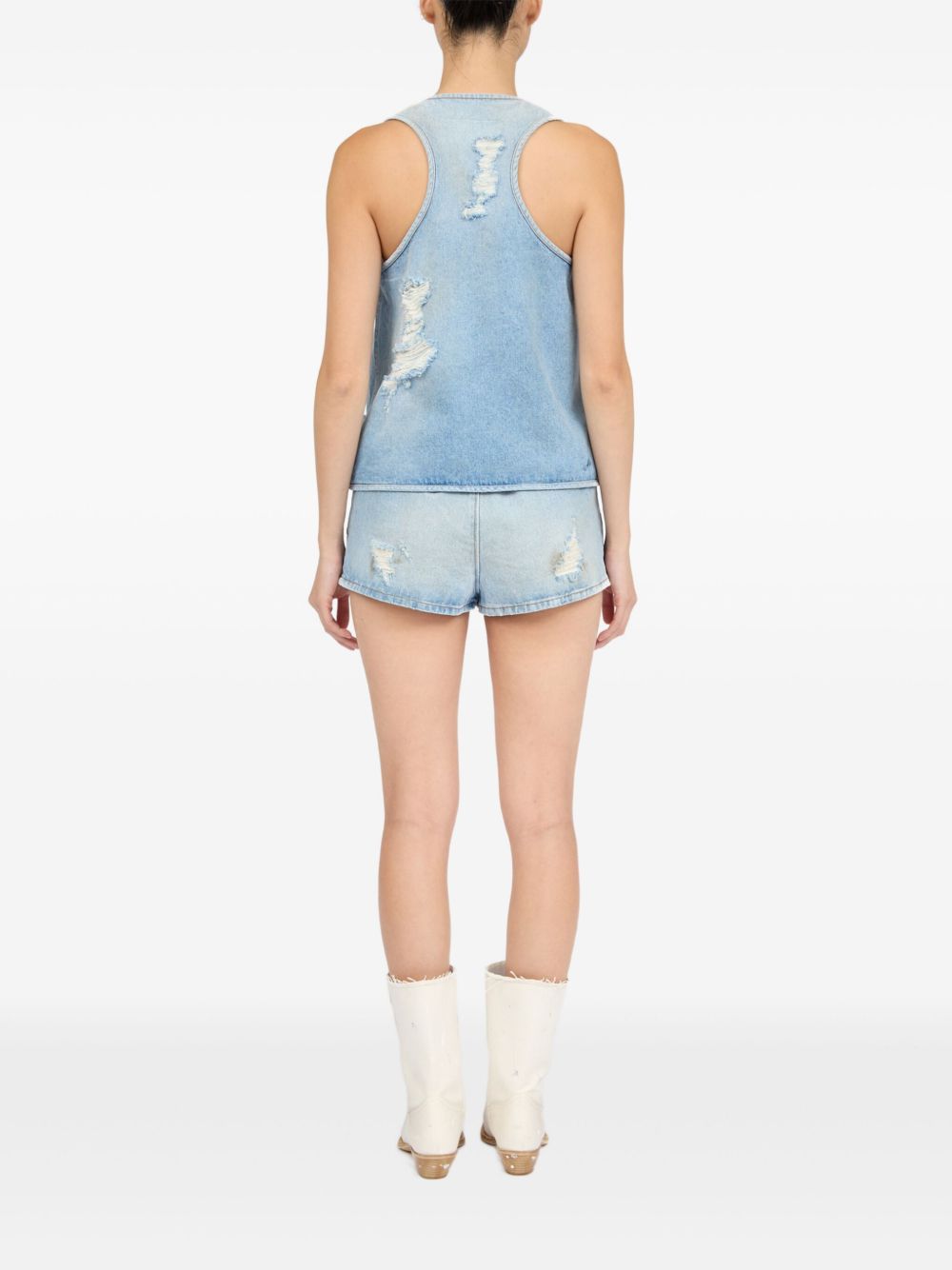 MM6 Maison Margiela Sweaters Clear Blue S62FB0072M30018964 (MM6 Maison Margiela / ベスト ) | MM6 Maison Margiela (エムエムシックス)(5)