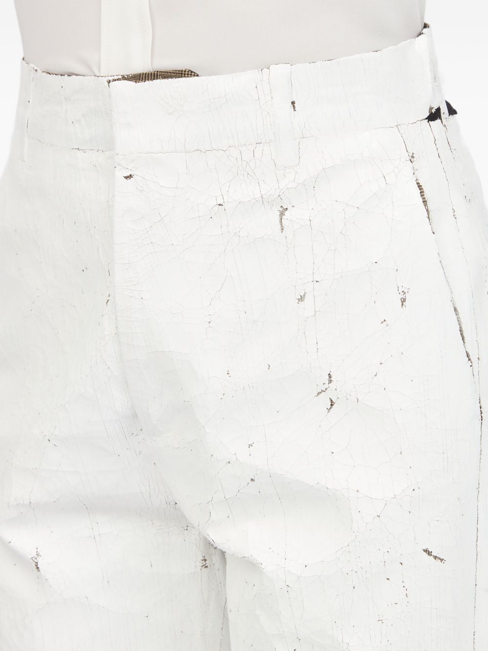 MM6 Maison Margiela Trousers White S62KB0224M35437002F (MM6 Maison Margiela / パンツ ) | MM6 Maison Margiela (エムエムシックス)(1)