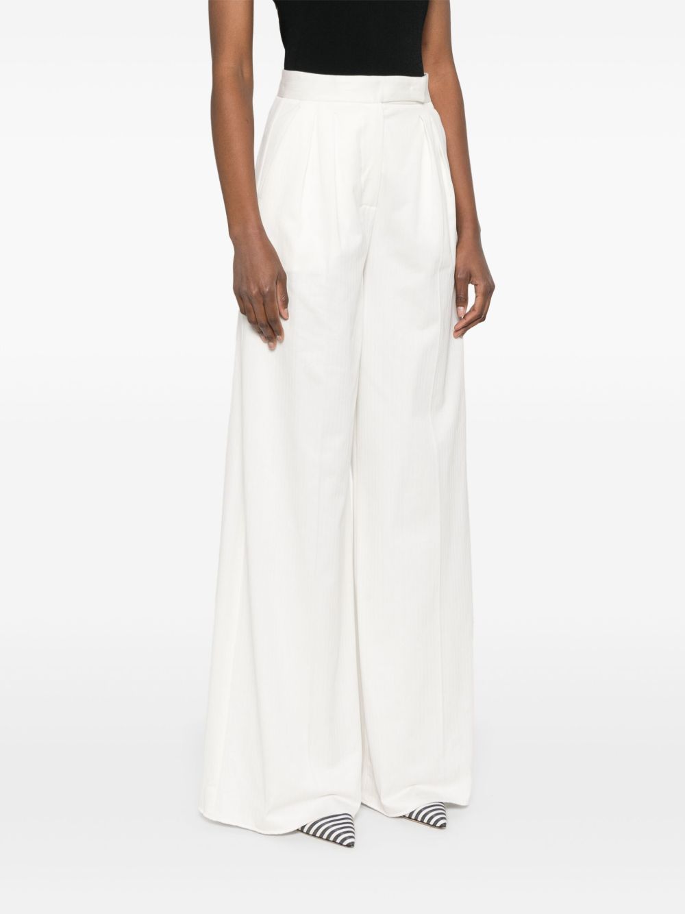 Max Mara Trousers White 11781012600001 (Max Mara / パンツ ) | Max Mara (マックスマーラ)(1)