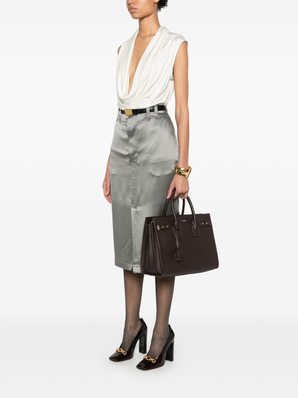 Saint Laurent Bags.. Brown 717447DTI0W2877 (Saint Laurent / ハンドバッグ・ショルダーバッグ ) | Saint Laurent (サンローラン)(4)