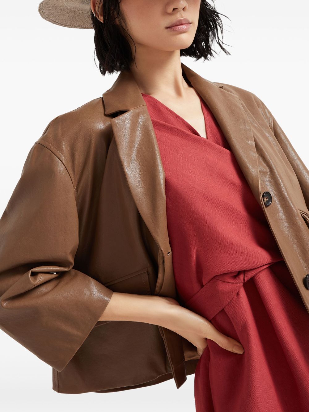 Brunello Cucinelli Dresses Red MH126ABF34C7901 (Brunello Cucinelli / ワンピース・ドレス・オールインワン ) | Brunello Cucinelli (ブルネロ・クチネリ)(1)