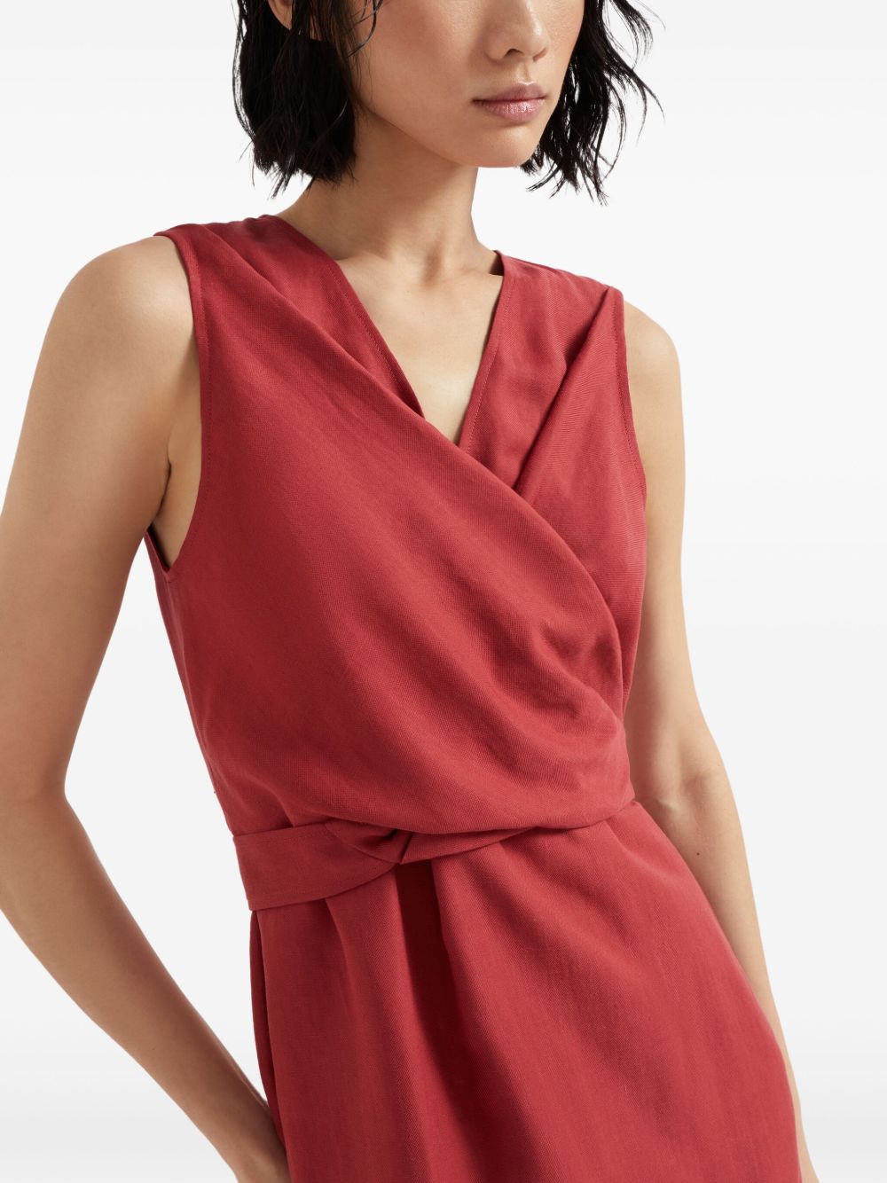 Brunello Cucinelli Dresses Red MH126ABF34C7901 (Brunello Cucinelli / ワンピース・ドレス・オールインワン ) | Brunello Cucinelli (ブルネロ・クチネリ)(2)