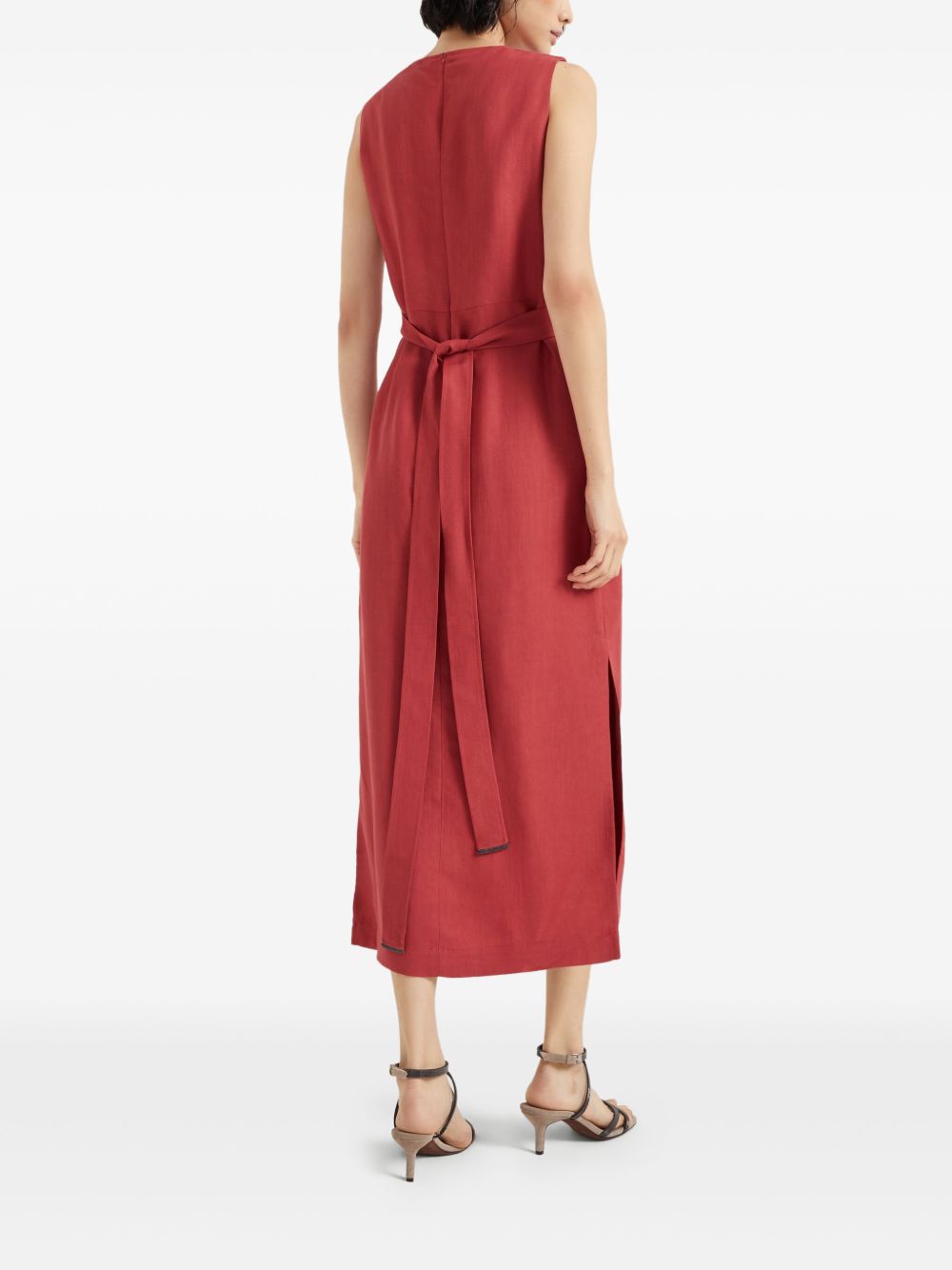 Brunello Cucinelli Dresses Red MH126ABF34C7901 (Brunello Cucinelli / ワンピース・ドレス・オールインワン ) | Brunello Cucinelli (ブルネロ・クチネリ)(3)