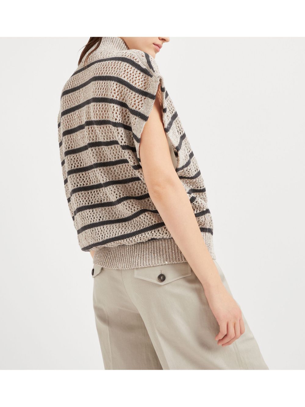 Brunello Cucinelli Sweaters Beige MCO558916CHI53 (Brunello Cucinelli / ニット・セーター・カーディガン ) | Brunello Cucinelli (ブルネロ・クチネリ)(1)