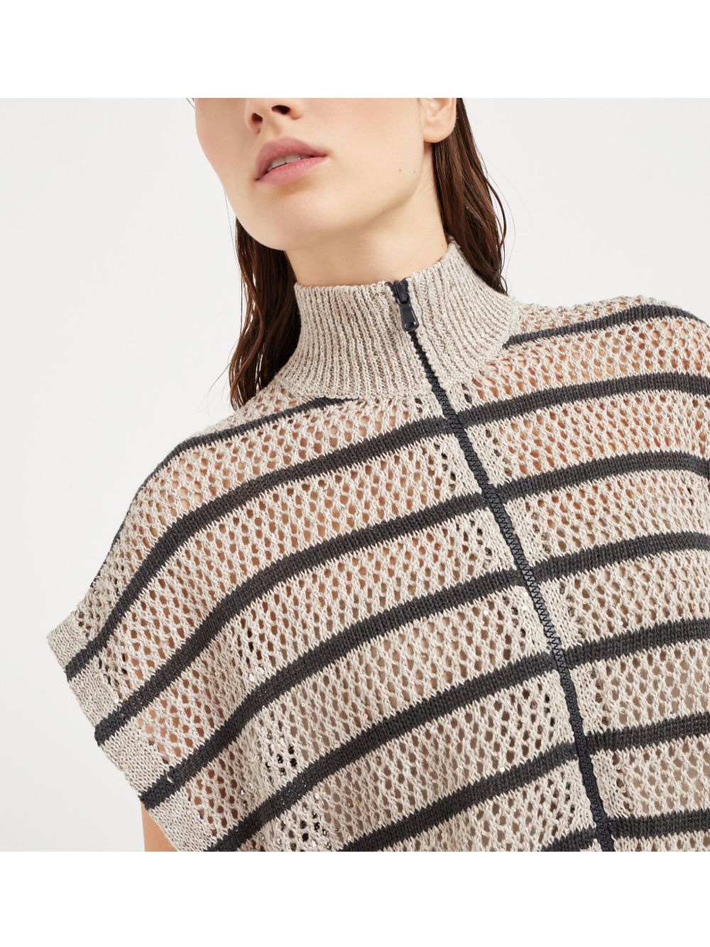 Brunello Cucinelli Sweaters Beige MCO558916CHI53 (Brunello Cucinelli / ニット・セーター・カーディガン ) | Brunello Cucinelli (ブルネロ・クチネリ)(2)