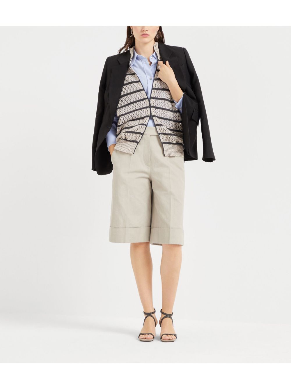 Brunello Cucinelli Sweaters Beige MCO558916CHI53 (Brunello Cucinelli / ニット・セーター・カーディガン ) | Brunello Cucinelli (ブルネロ・クチネリ)(4)