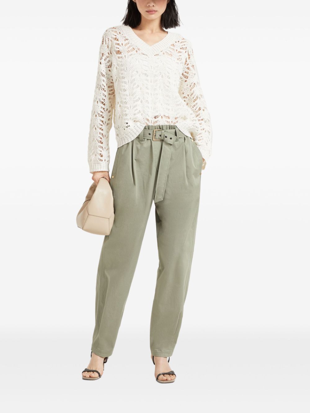 Brunello Cucinelli Sweaters White MGD562302C3978 (Brunello Cucinelli / ニット・セーター・カーディガン ) | Brunello Cucinelli (ブルネロ・クチネリ)(2)