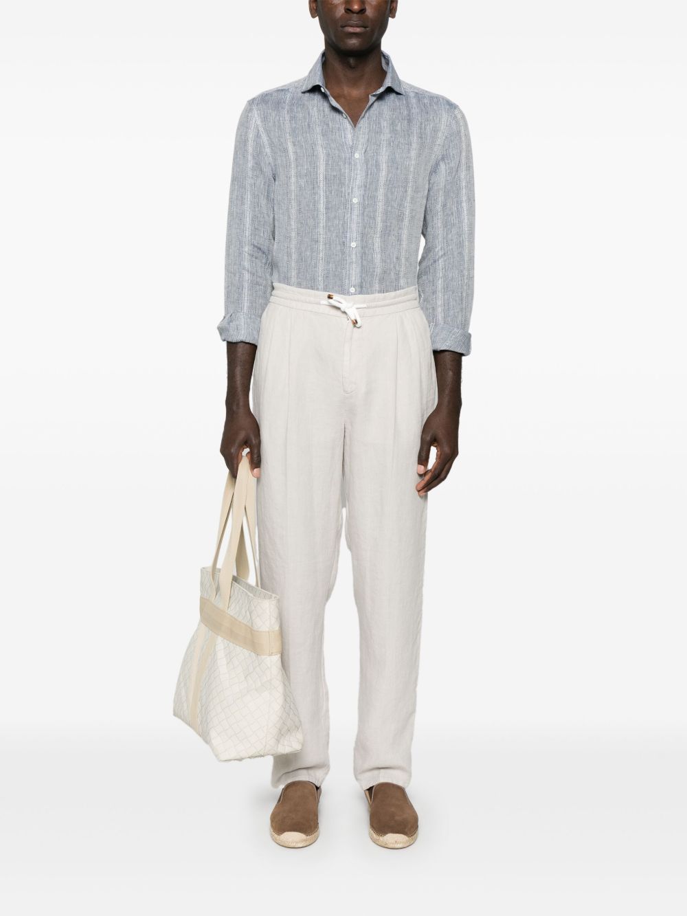 Brunello Cucinelli Shirts Clear Blue MM6820627C551 (Brunello Cucinelli / シャツ・ブラウス ) | Brunello Cucinelli (ブルネロ・クチネリ)(2)
