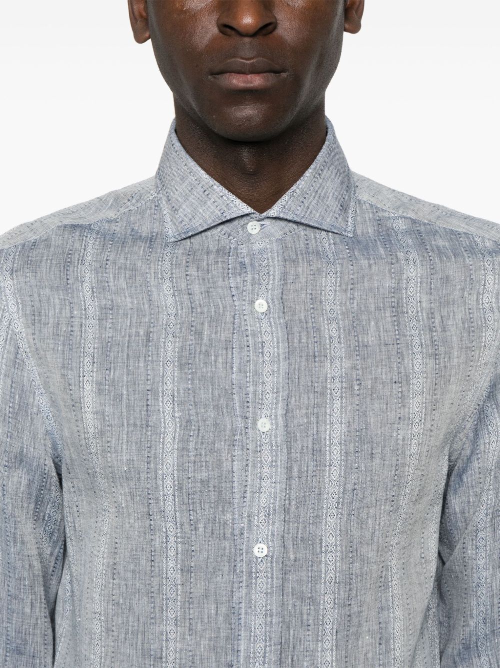 Brunello Cucinelli Shirts Clear Blue MM6820627C551 (Brunello Cucinelli / シャツ・ブラウス ) | Brunello Cucinelli (ブルネロ・クチネリ)(4)