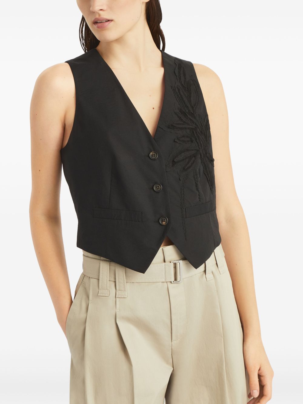 Brunello Cucinelli Sweaters Black M0F79HJ506C101 (Brunello Cucinelli / カジュアルジャケット・ベスト ) | Brunello Cucinelli (ブルネロ・クチネリ)(3)