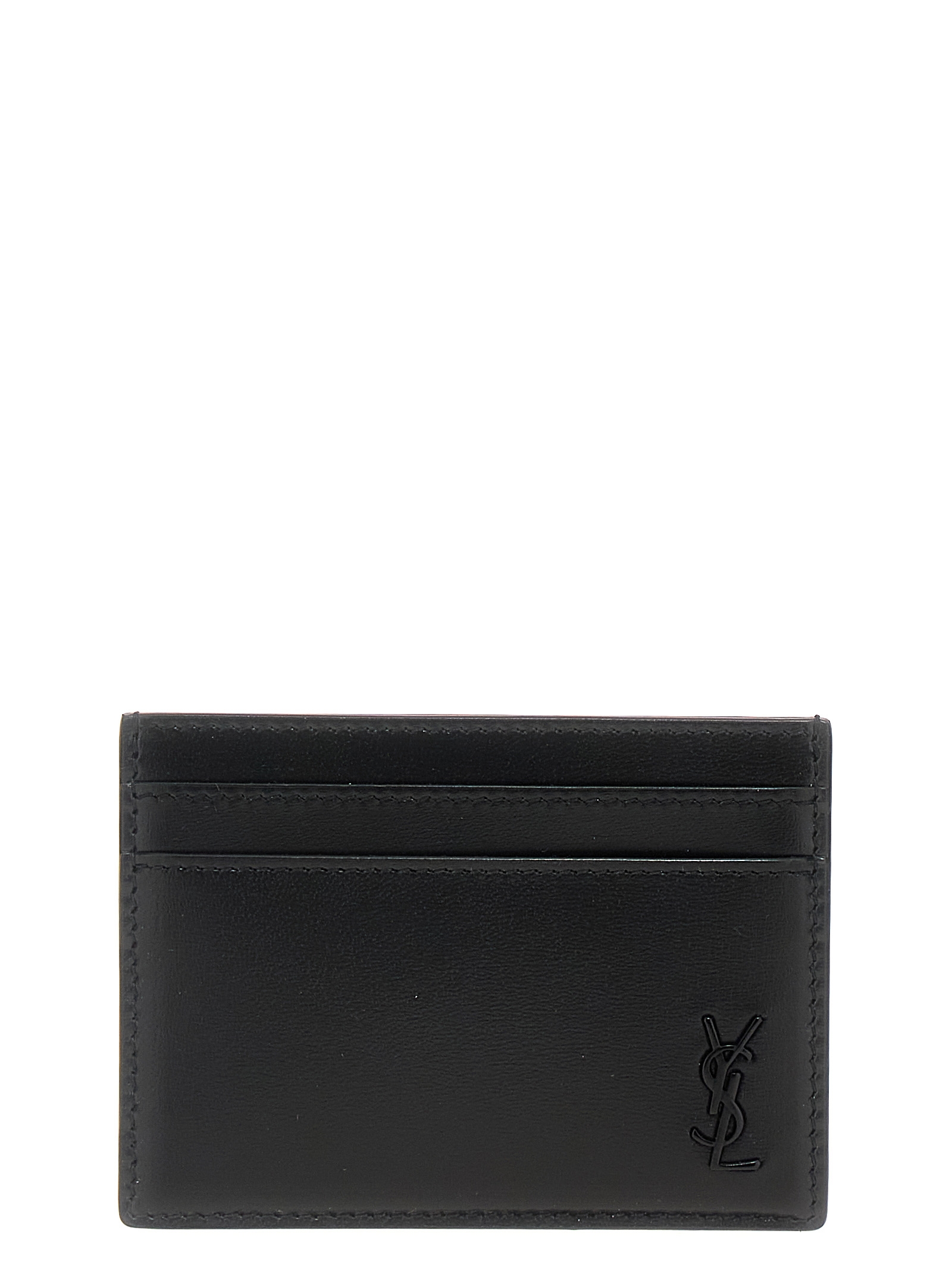 Logo leather cardholder 6076031JB0U1000 (Saint Laurent / 財布・カードケース ) | Saint Laurent (サンローラン)