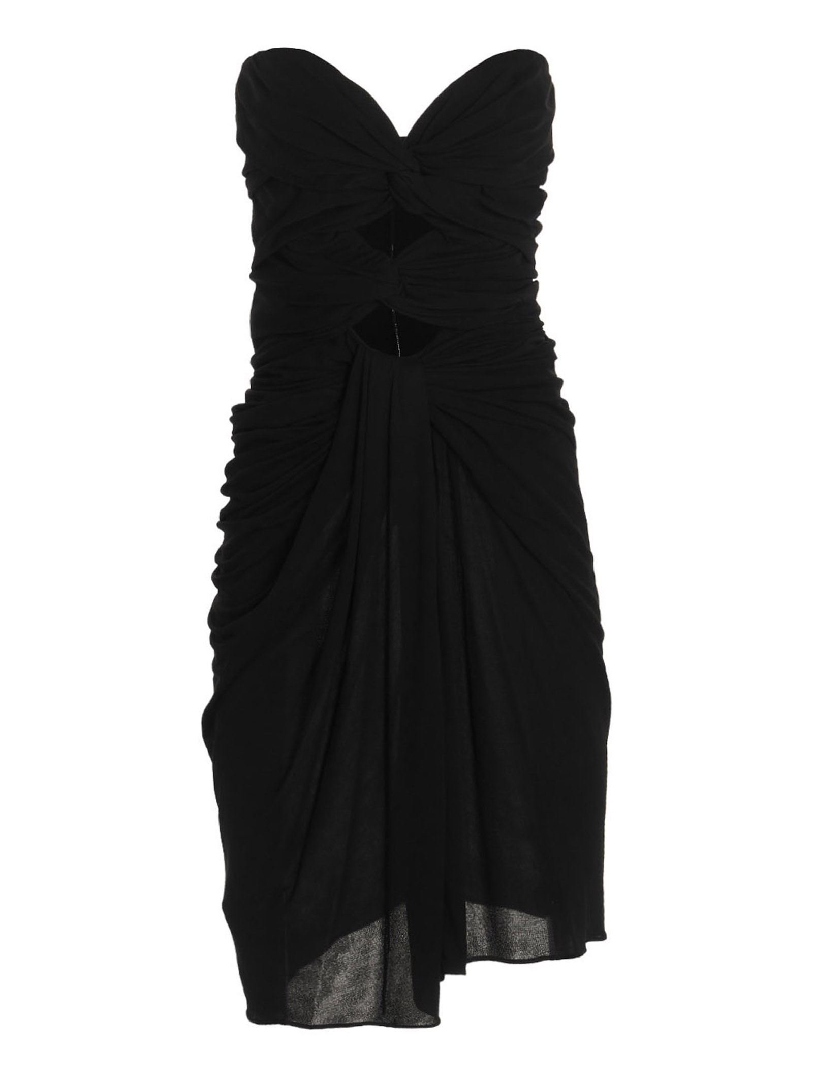 Draped cut out dress 708358Y5F631000 (Saint Laurent / ワンピース・ドレス・オールインワン ) | Saint Laurent (サンローラン)