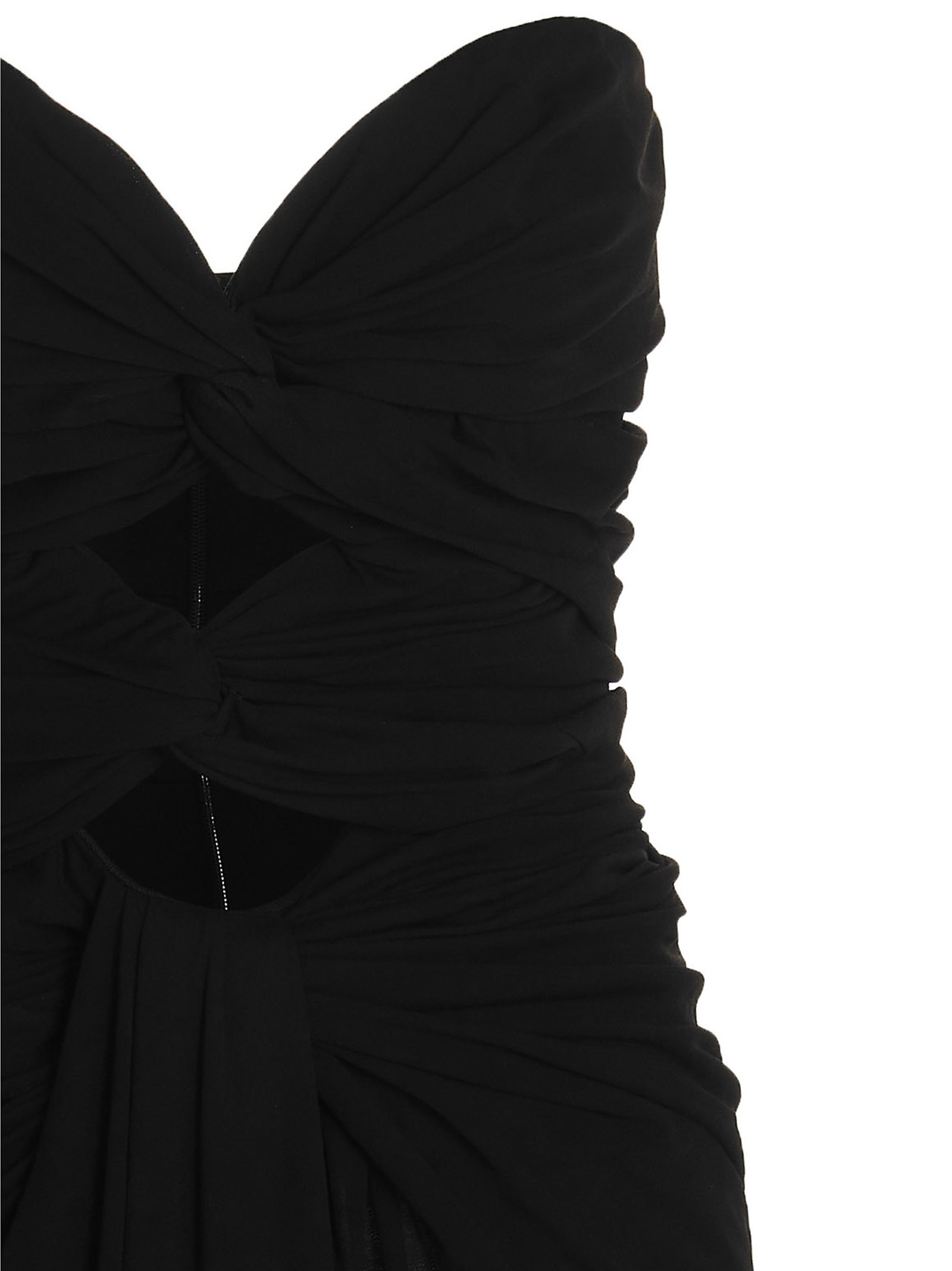 Draped cut out dress 708358Y5F631000 (Saint Laurent / ワンピース・ドレス・オールインワン ) | Saint Laurent (サンローラン)(2)