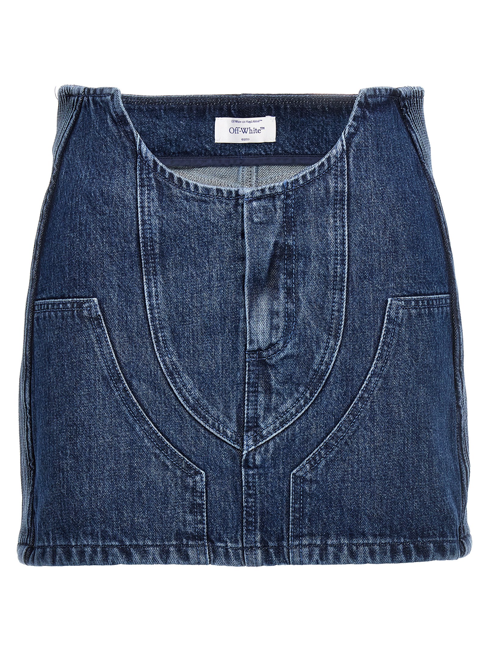 'Motorcycle' miniskirt OWYF019S23DEN00145004500 (Off-White / スカート ) | Off-White (オフホワイト)