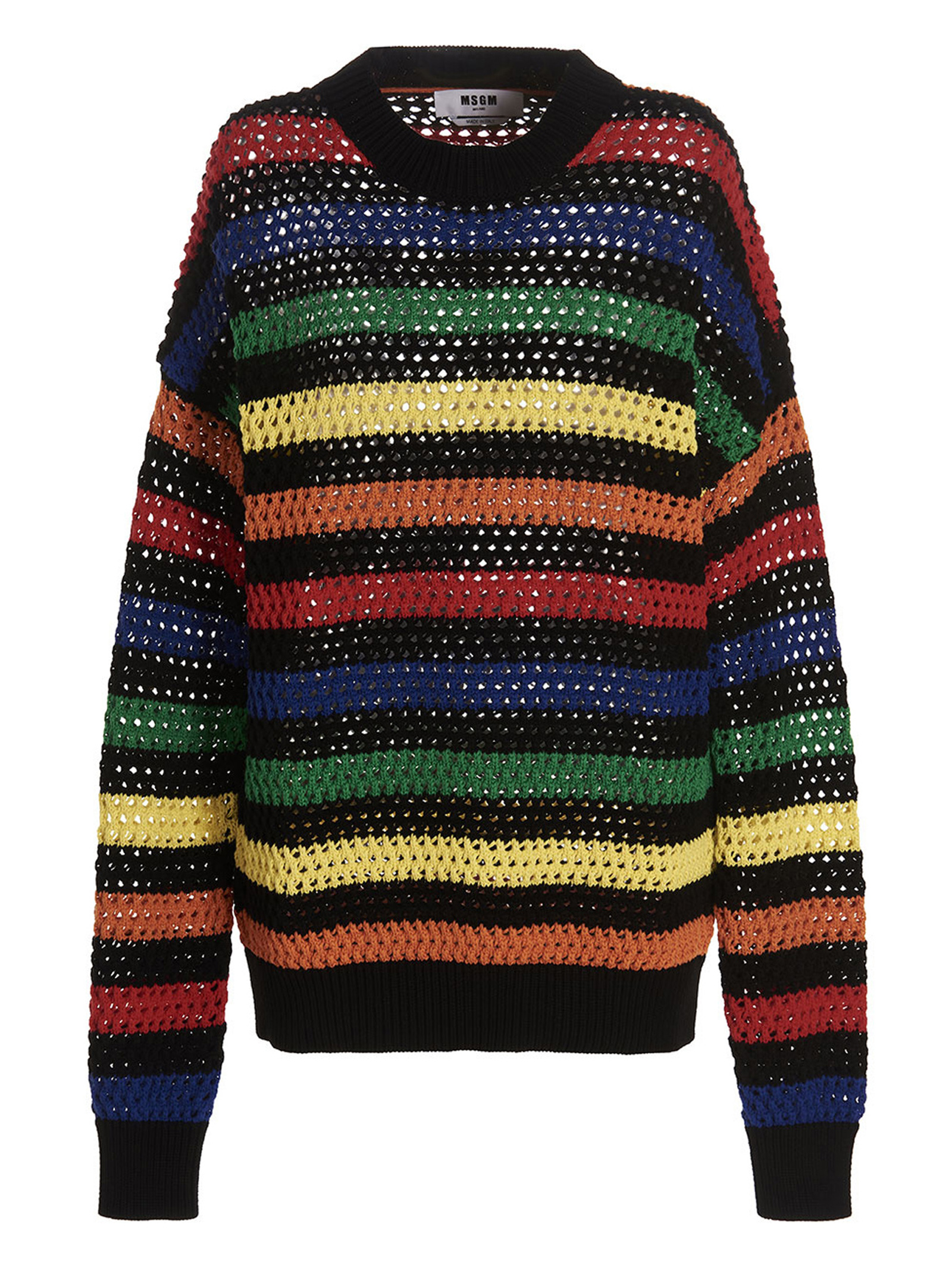 Multicolor striped sweater 3440MM12823708399 (MSGM / ニット・セーター・カーディガン ) | MSGM (エムエスジーエム)