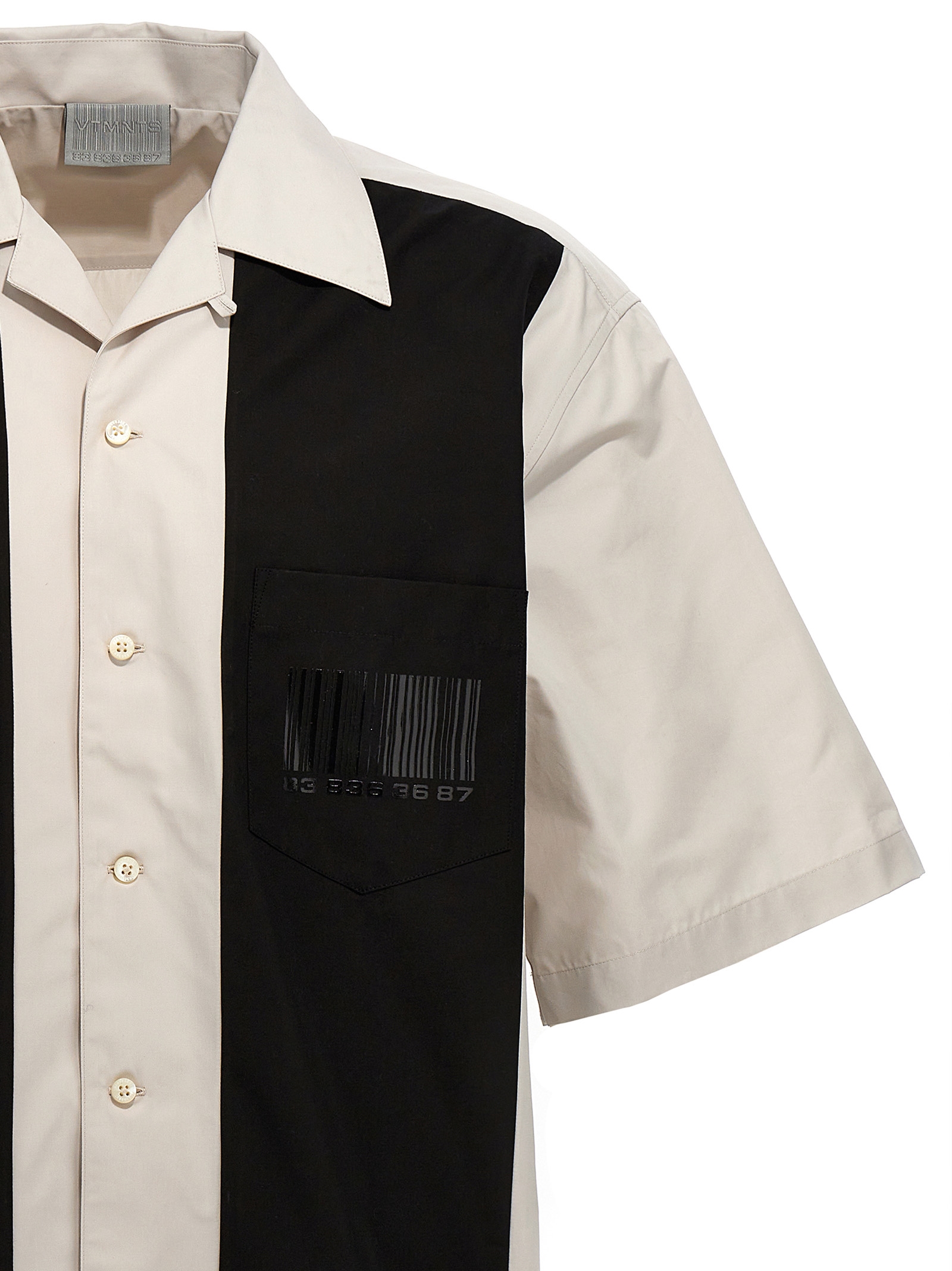 'Bowling' shirt VL16SH200WCREAMBLACK (VTMNTS / シャツ・ブラウス ) | VTMNTS (ブイティーエムエヌティーエス)(3)