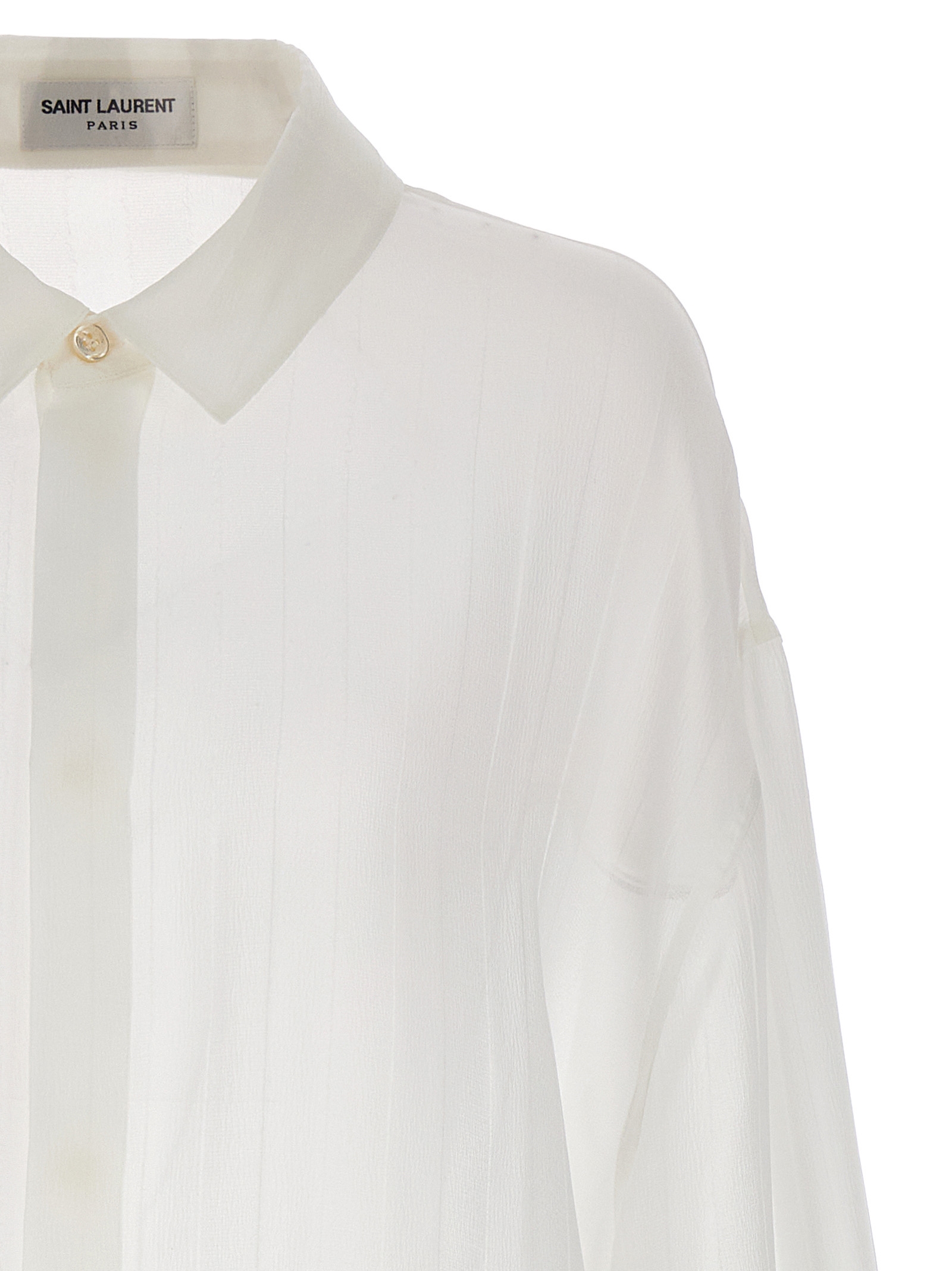 Striped silk shirt 730442Y2G209601 (Saint Laurent / シャツ・ブラウス ) | Saint Laurent (サンローラン)(2)