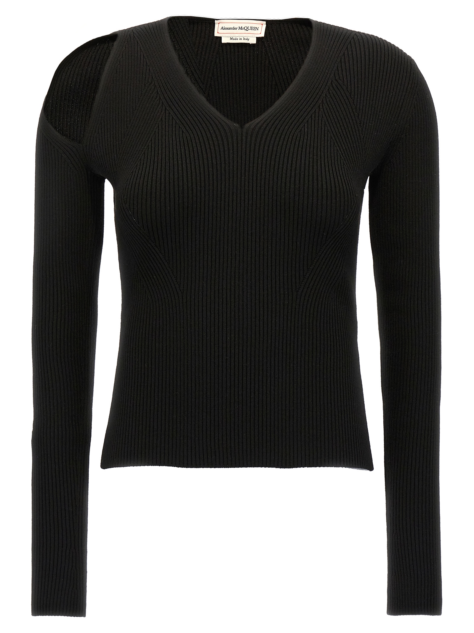 Cut-out sweater 768602Q1A651000 (Alexander McQUEEN / ニット・セーター・カーディガン ) | Alexander McQUEEN (アレキサンダー・マックイーン)
